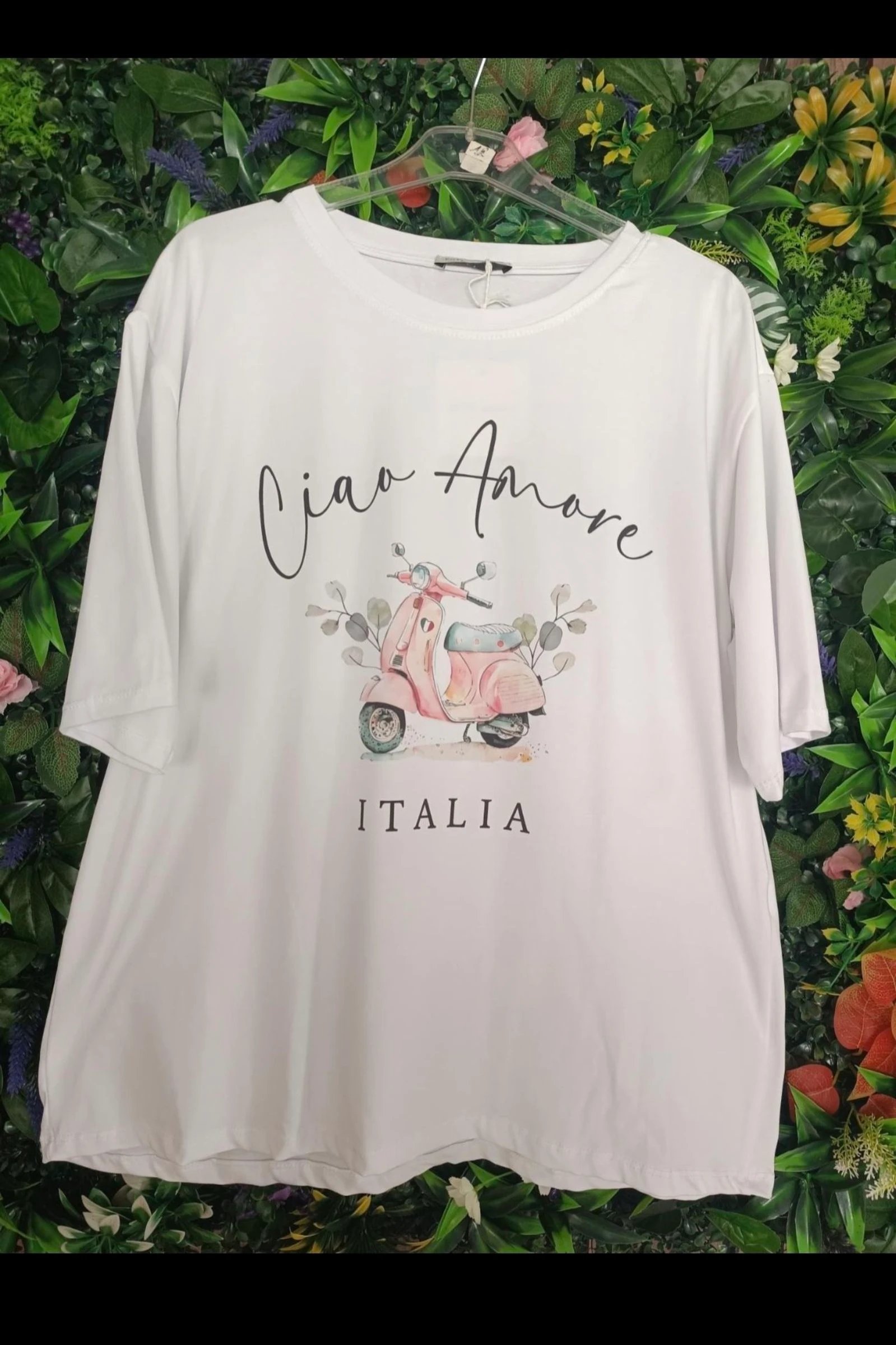 Tee shirt imprimé vespa ciao amore Italia TU 38 40 42 44 